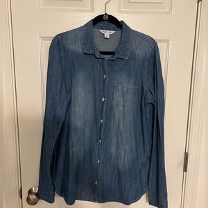 Old Navy Classic Chambray Shirt Large Tall
